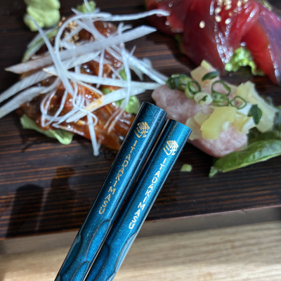Itadakimasu Chopsticks_blue 【Amesankoh】