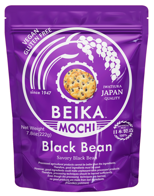 Japanese Rice Cracker_black bean【Beika Mochi】