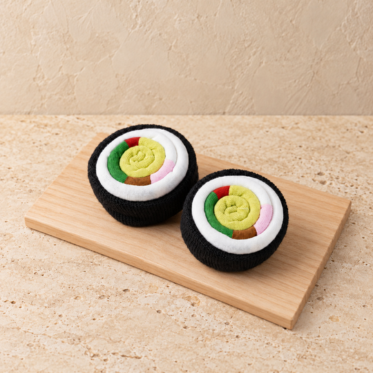 Sushi Socks – Maki Roll Design | One Size Fits All (22–27 cm)