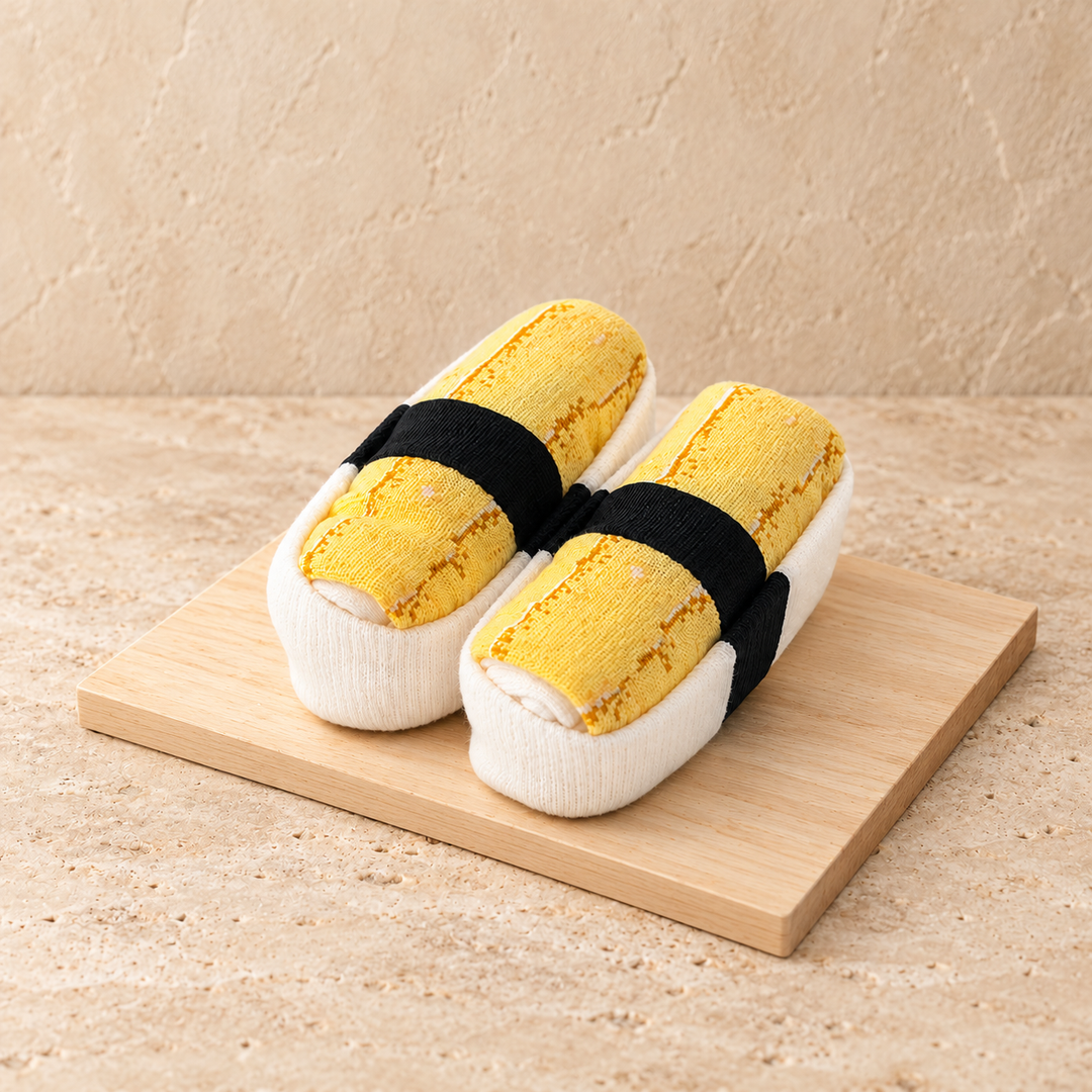Sushi Socks – Tamagoyaki (Egg) Design | One Size Fits All