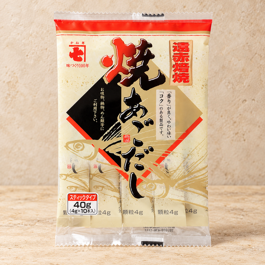 Kaneshichi Yaki Ago Dashi (Flying Fish Dashi) Granules – 4g × 10 Sticks