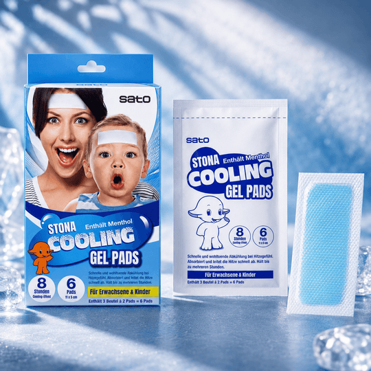 SATO Stona Cooling gel Pads (Inhalt: 3 x 2 St.)【SATO】
