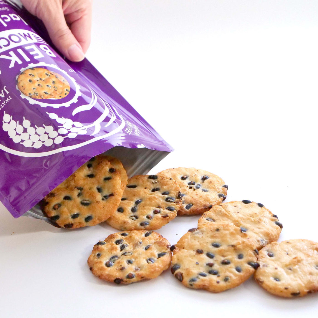 Japanese Rice Cracker_black bean【Beika Mochi】