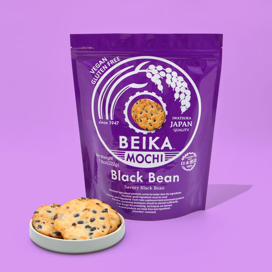 Japanese Rice Cracker_black bean【Beika Mochi】